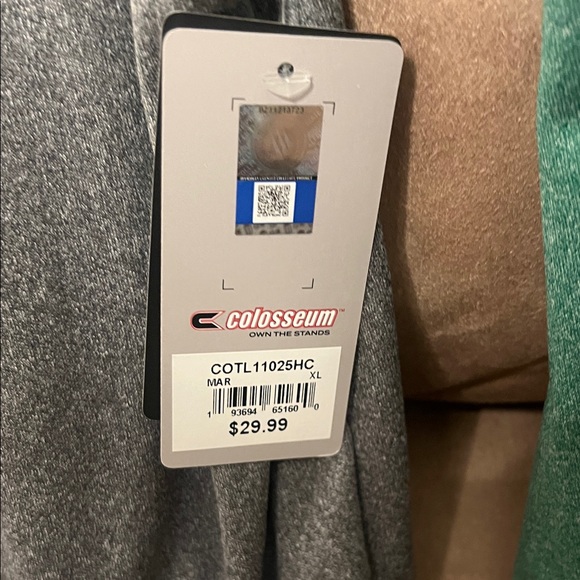 Marshall Men's Gray and Green Long Sleeve Tee NWT - Picture 4 of 6